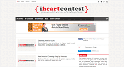 Desktop Screenshot of i-heart-contest.com